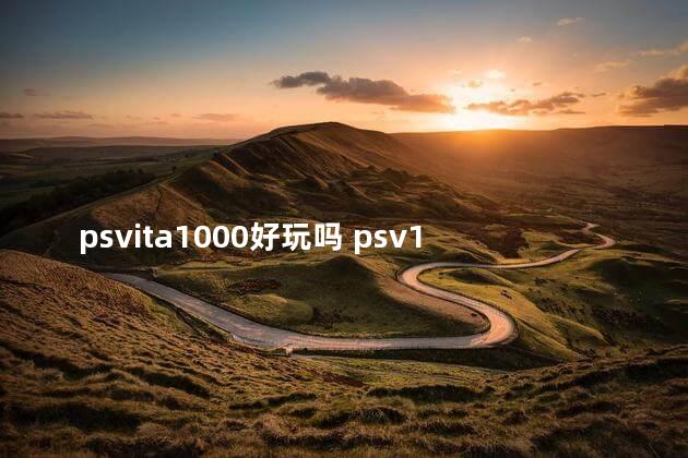 psvita1000好玩吗 psv1000和2000游戏一样吗